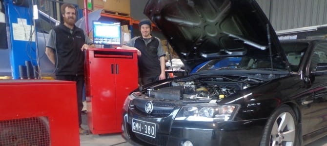 Knights Toyota servicing Commodore
