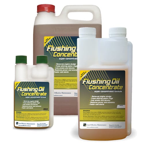 Flushing oil concentrate, remove engine sludge, fix engine blowby, restore compression, how to
