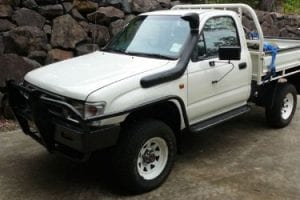 Toyota Hilux using flushing oil concentrate 