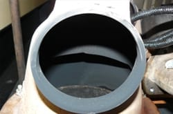 Clean exhaust manifold after running on FTC Decarbonizer