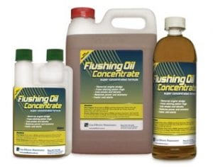 Flushing oil Concentrate removes engine oil sludge 