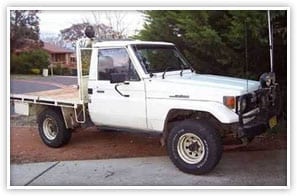 Toyota landcruiser useing Cost Effective Maintenance Products .