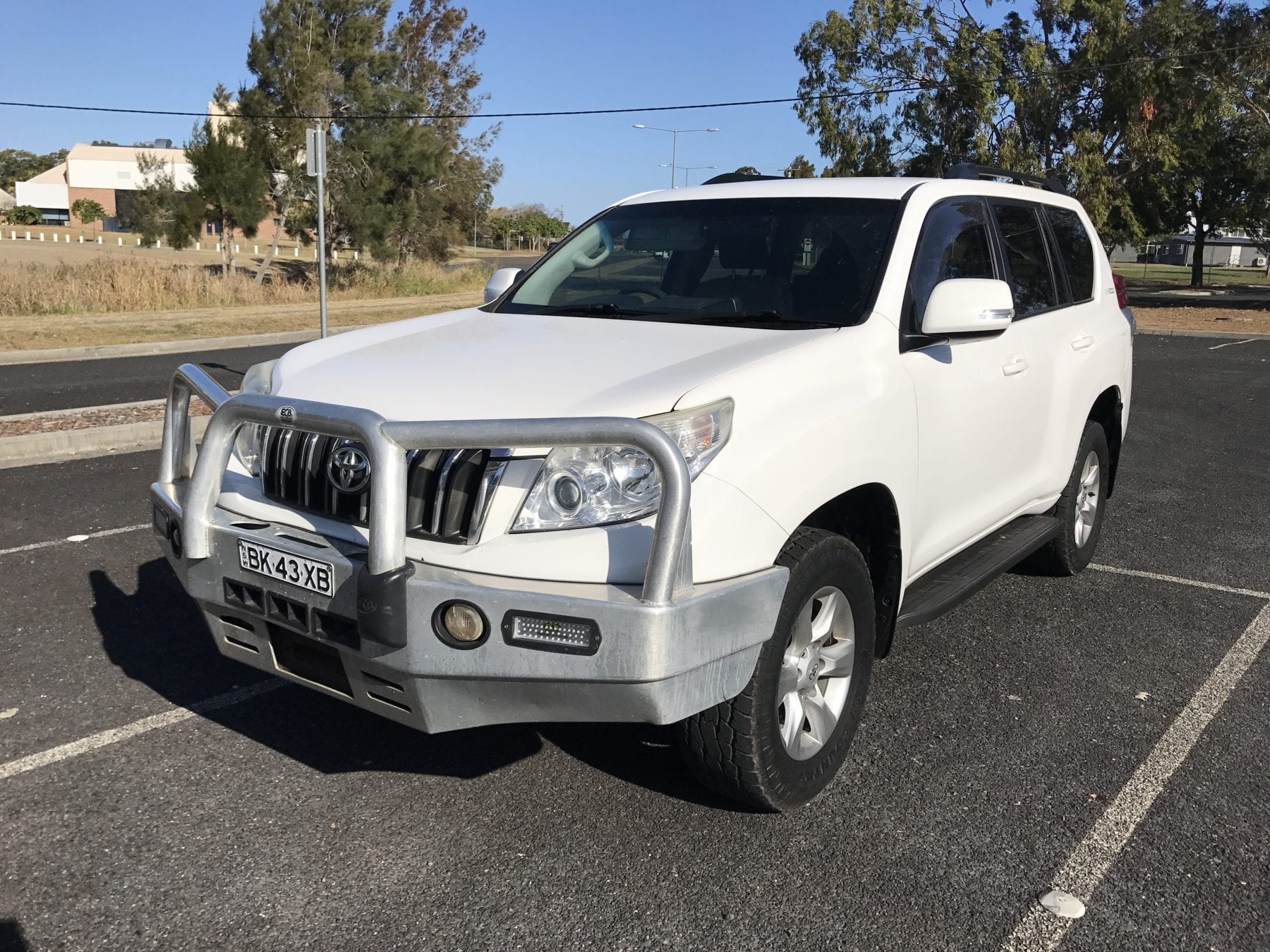 Norman Turner, ex-postie, with his high-mileage Toyota Prado run on CEM products