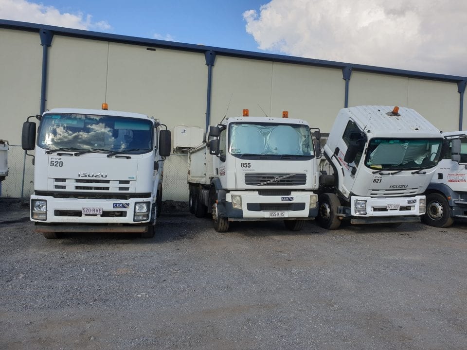 Tipper Trucks using Bulk Fuel Treatment 