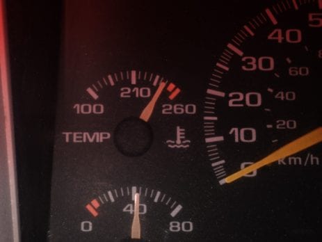 High engine temperatures