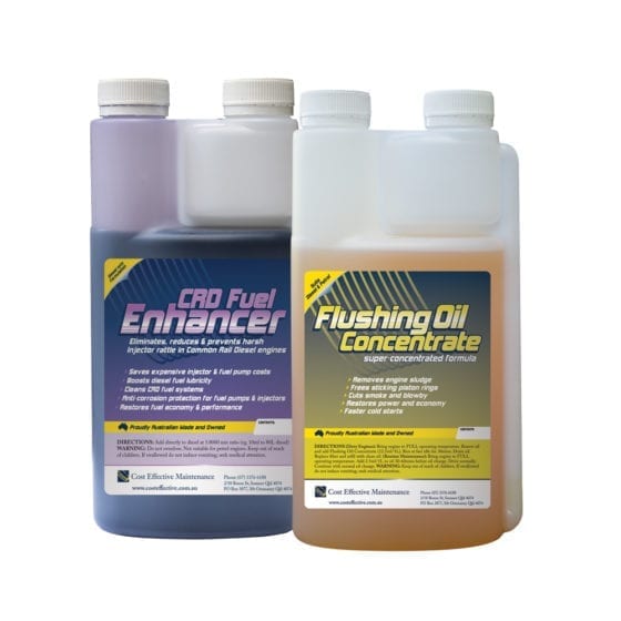 Flushing Oil Concentrate & CRD Fuel Enhancer Value Pack Cost Effective Maintenance