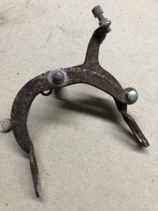 Rusted bike brakes