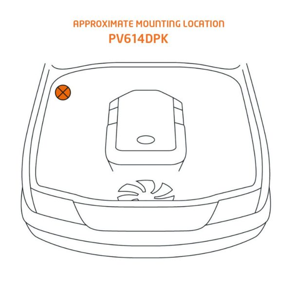 Toyota 200 Series Mounting Location