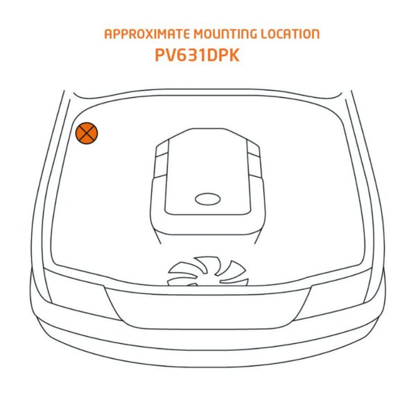Toyota Prado Mounting Location