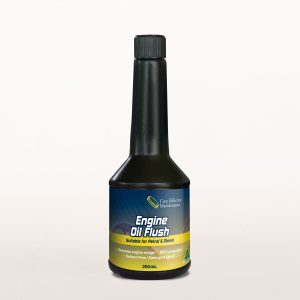 bottle of engine oil flush vehicle additive