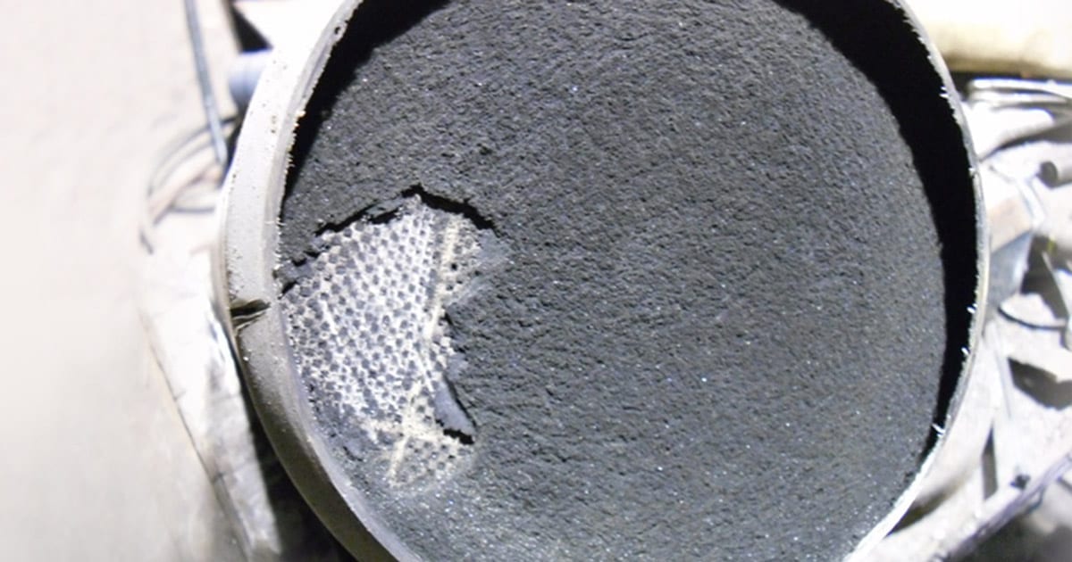 Blocked DPF Filter