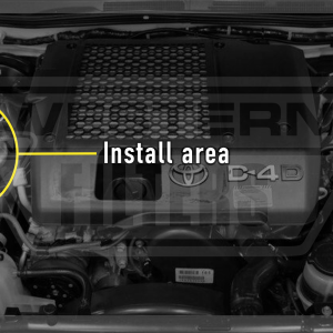 Mount location for Toyota Hilux N70 D4D Catch Can