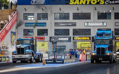 Fuller Brother put the hammer down drag raceing