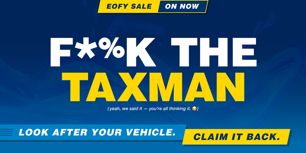 F**K the Taxman EOFY Sale Deals Banner
